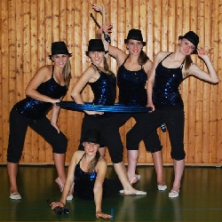 Auftritt beim Basketballspiel